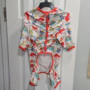 Dog Dinosaur Print Pajamas Size XL